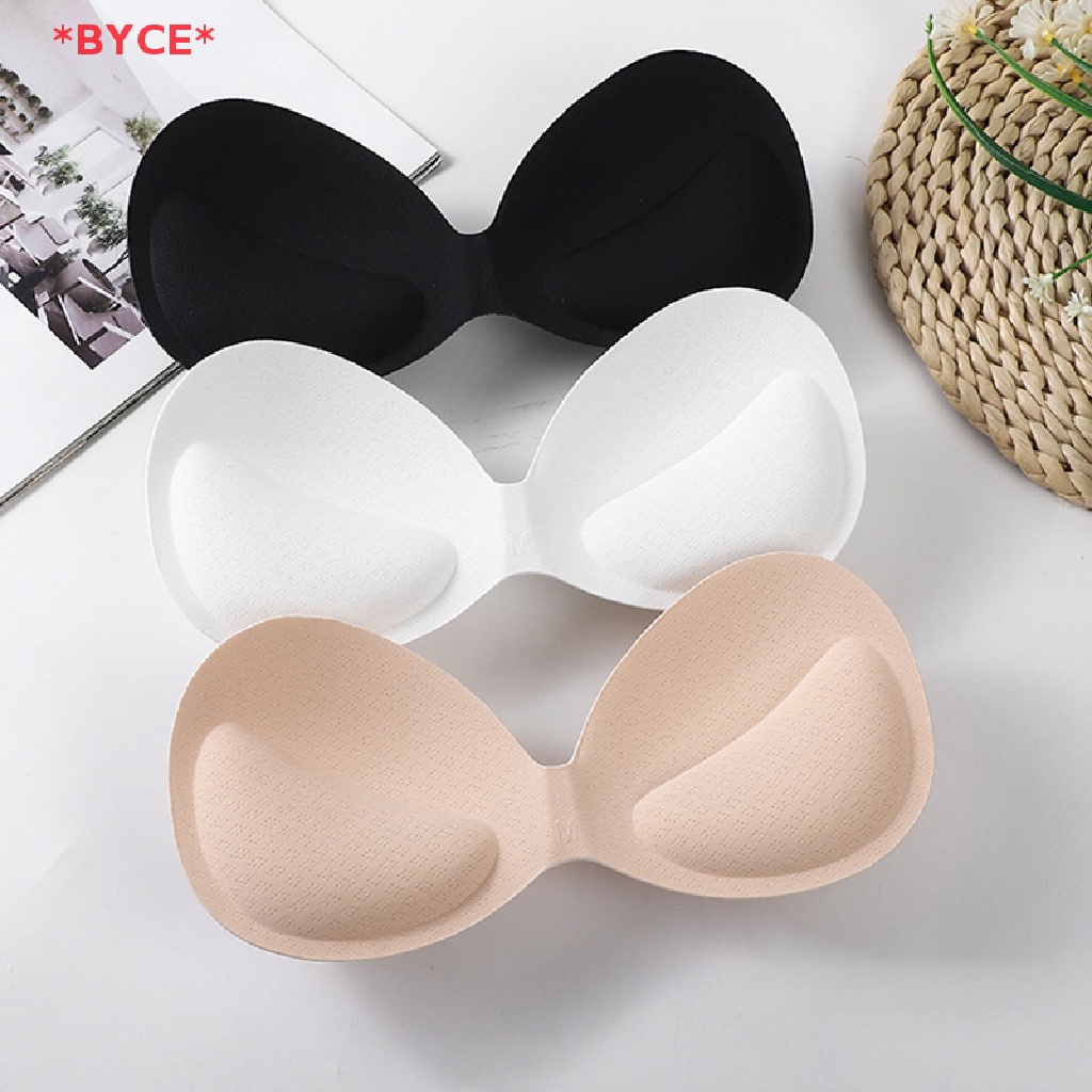Byce> ฟองน้ําหนา บราดันทรง ถอดได้ อุปกรณ์เสริม สําหรับชุดว่ายน้ํา บิกินี่ แผ่นซ่อนได้ ใหม่