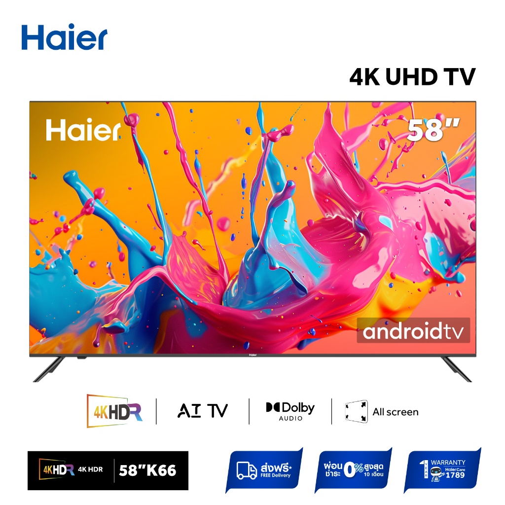 ทีวี 4K HDR+ จอกระพริบสีแดง แก้อย่างไร