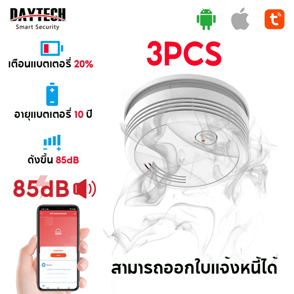 10 อันดับ เซ็นเซอร์ตรวจจับควันอัจฉริยะ ขายดีใน Shopee