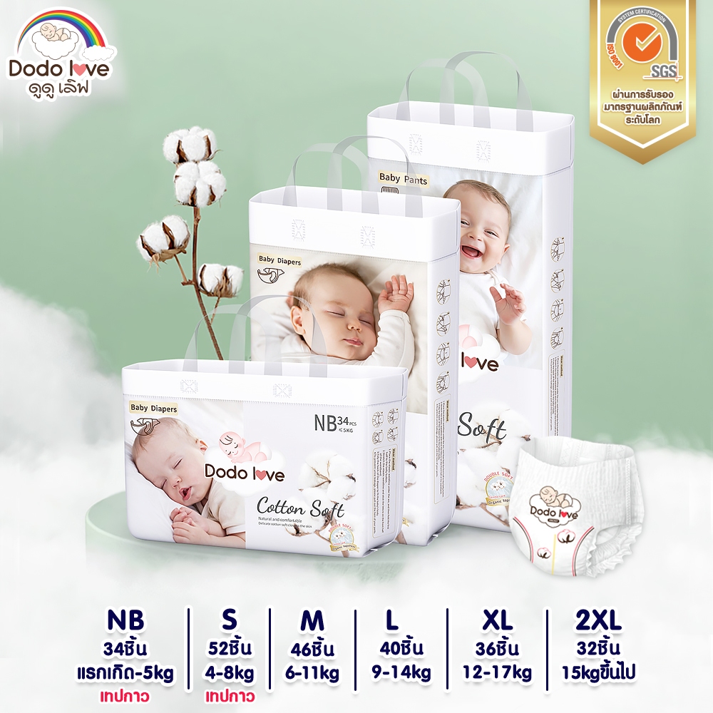 10 อันดับ ผ้าอ้อมสำเร็จรูปซึมซับดี ขายดีใน Shopee