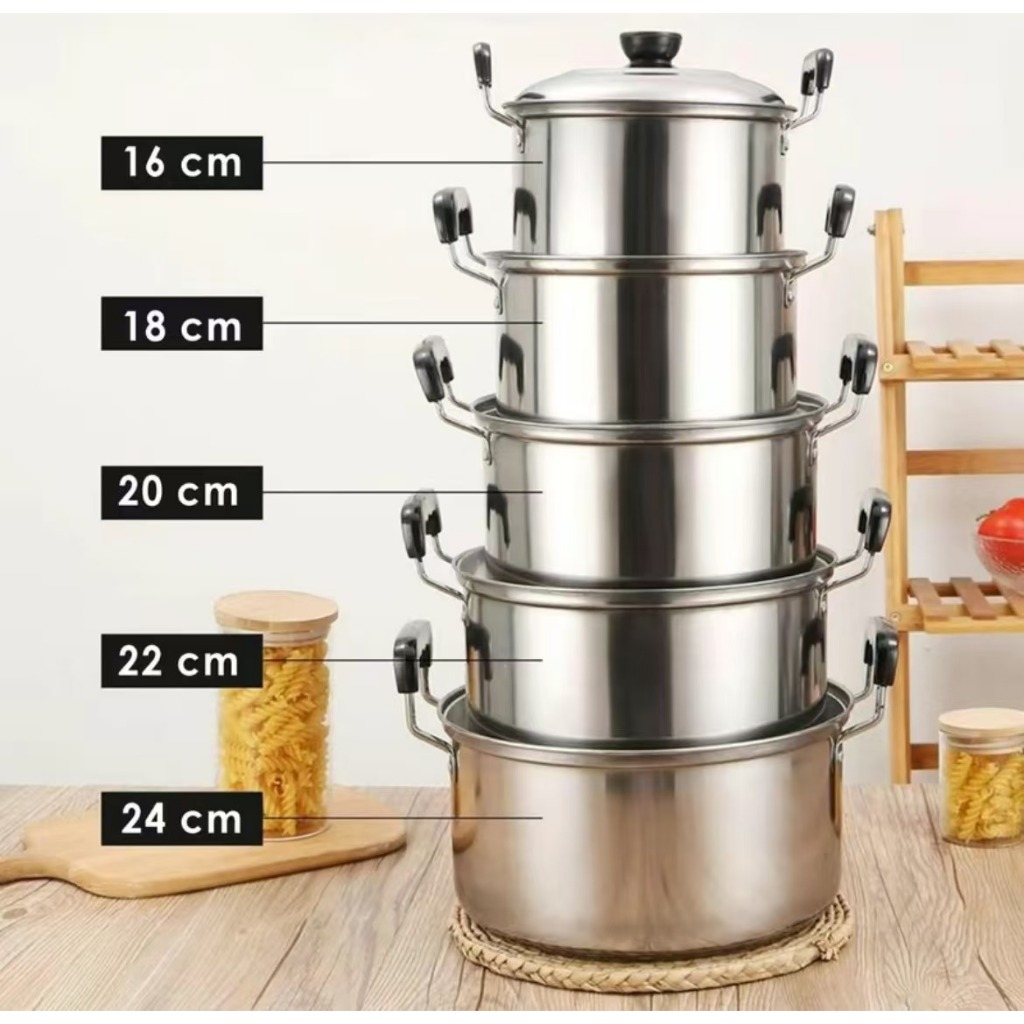 10 อันดับ ชุดเครื่องครัวสเตนเลส ขายดีใน Shopee