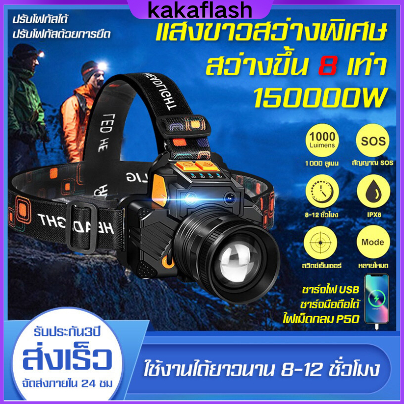 10 อันดับ ไฟฉายคาดหัวส่องสว่างสำหรับการเดินป่ากลางคืน ที่ขายดีที่สุดใน Shopee